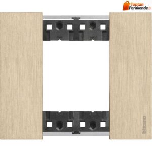 Bticino KA4802ZW Metal Çerçeve 2M Altın
